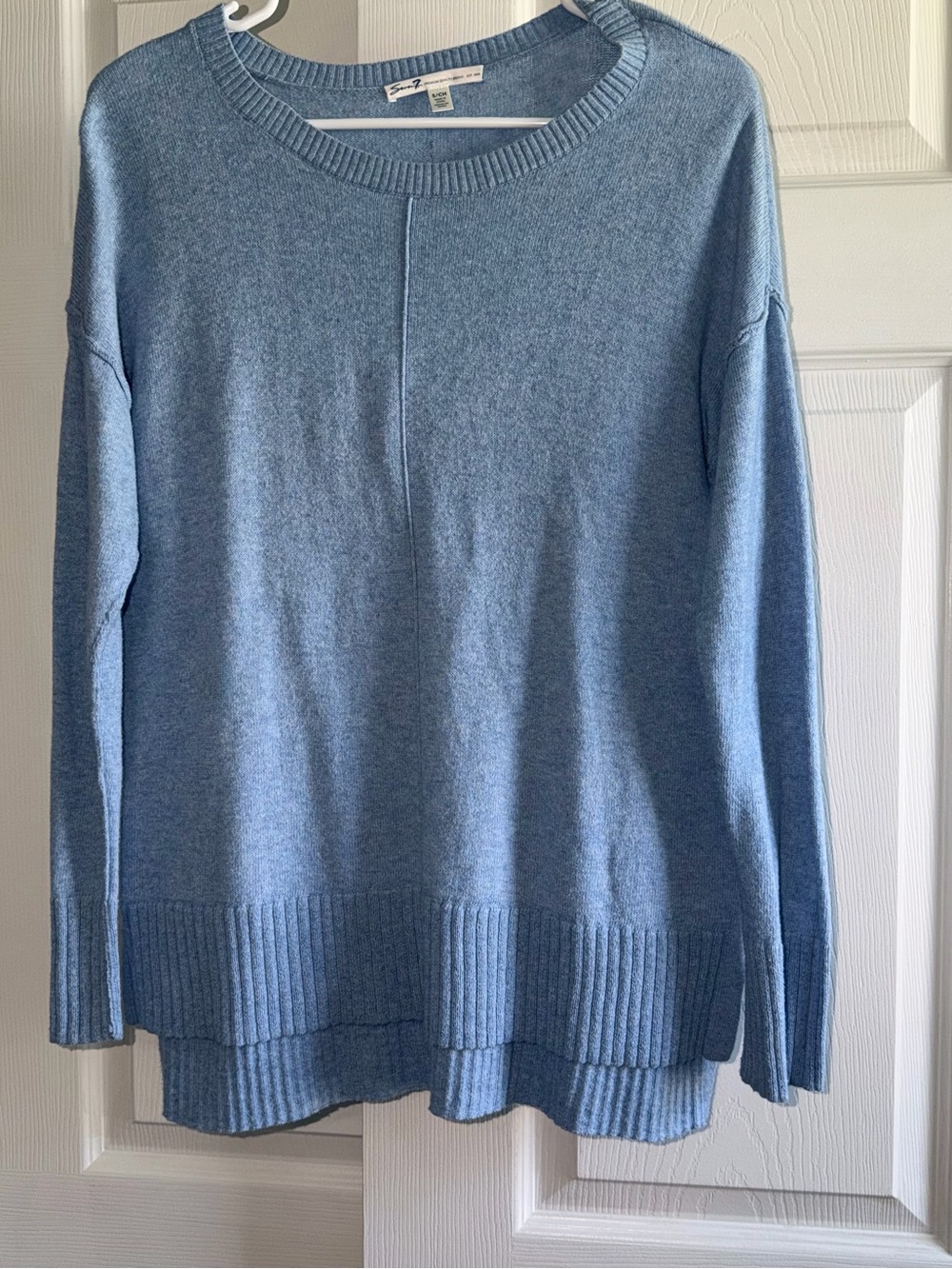 Seven7 Light Blue A Touch of Cashmere Sweater